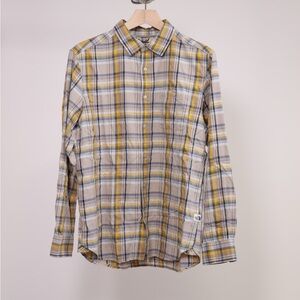 Men's Plaid Shirt - Yellow and Gray by North Face